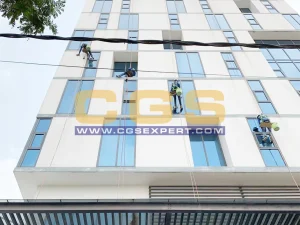 High Rise Glass Cleaning